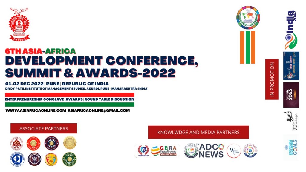 6th Asia Africa Development Conference, Summit & Award 2022